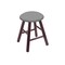 Holland Bar Stool Co Oak Vanity Stool, Dark Cherry Finish, Graph Parrot Seat RC18OSDC007 - alternate 1